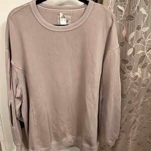 Aerie beige crewneck Sweatshirt